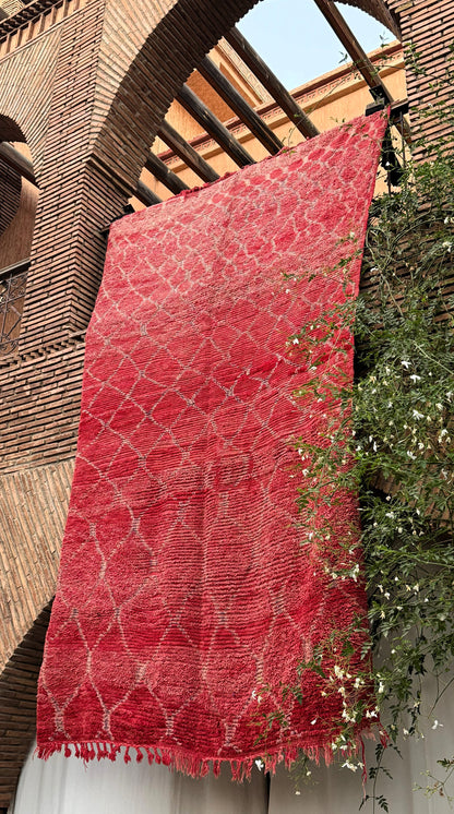 Boumia – Handmade Red Moroccan Rug