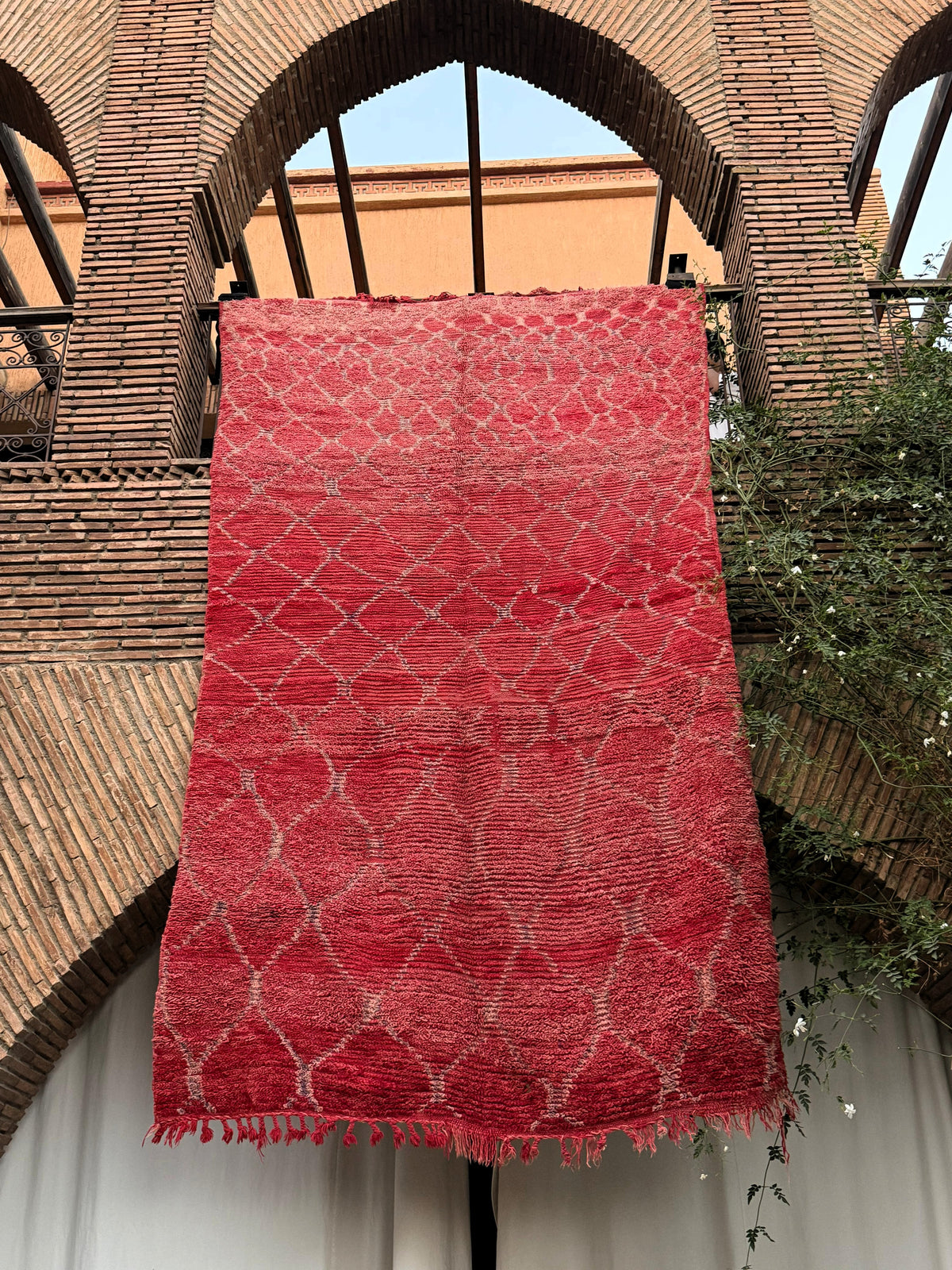 Boumia – Handmade Red Moroccan Rug