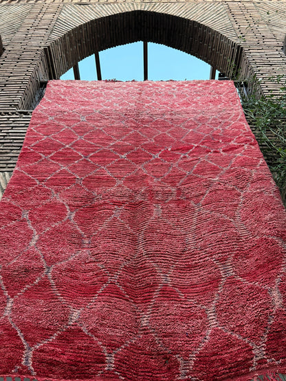 Boumia – Handmade Red Moroccan Rug