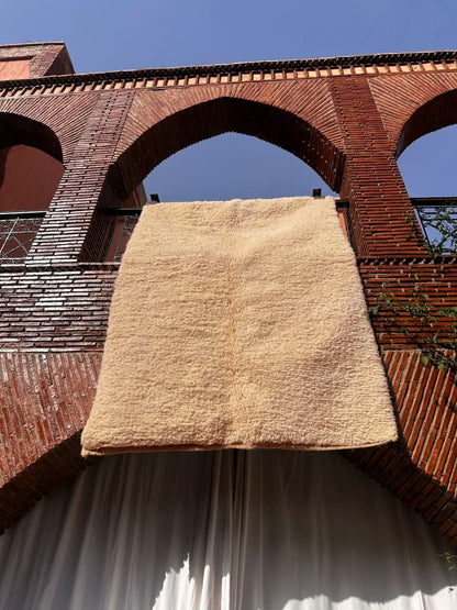 Anefgou – Handmade Beige Moroccan Rug