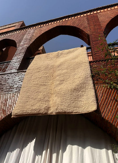 Anefgou – Handmade Beige Moroccan Rug