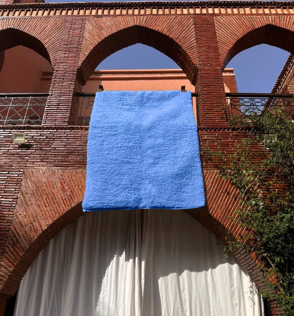 Tabant – Handmade Blue Moroccan Rug