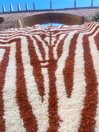 Tétouan – Handmade Rust Moroccan Rug