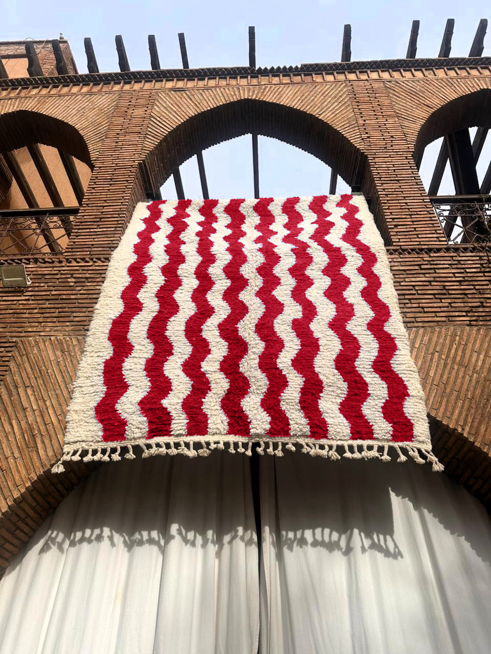 Alnif – Handmade Red Moroccan Rug