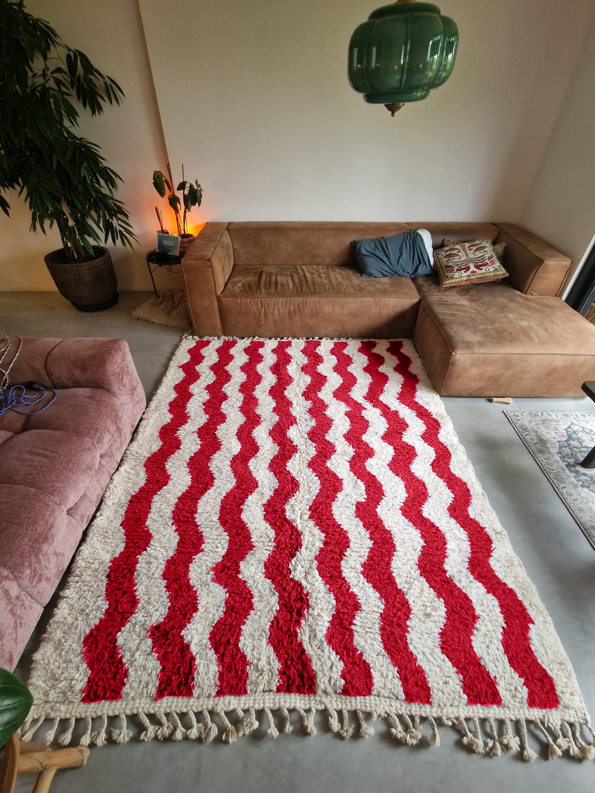 Alnif – Handmade Red Moroccan Rug