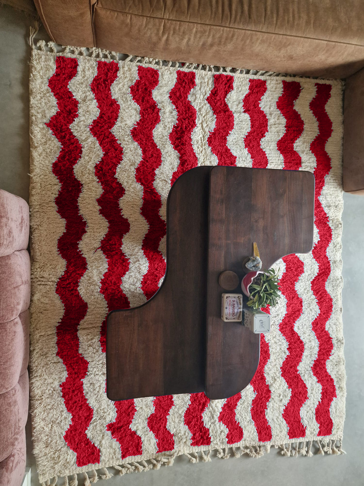 Alnif – Handmade Red Moroccan Rug