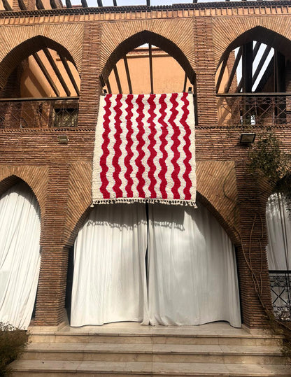 Alnif – Handmade Red Moroccan Rug
