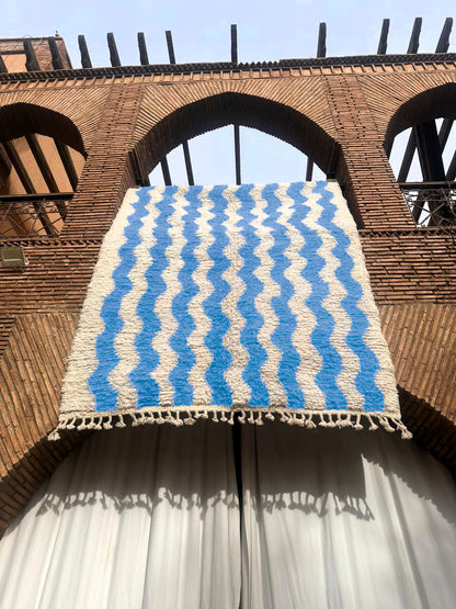 Goulmima – Handmade Blue Moroccan Rug