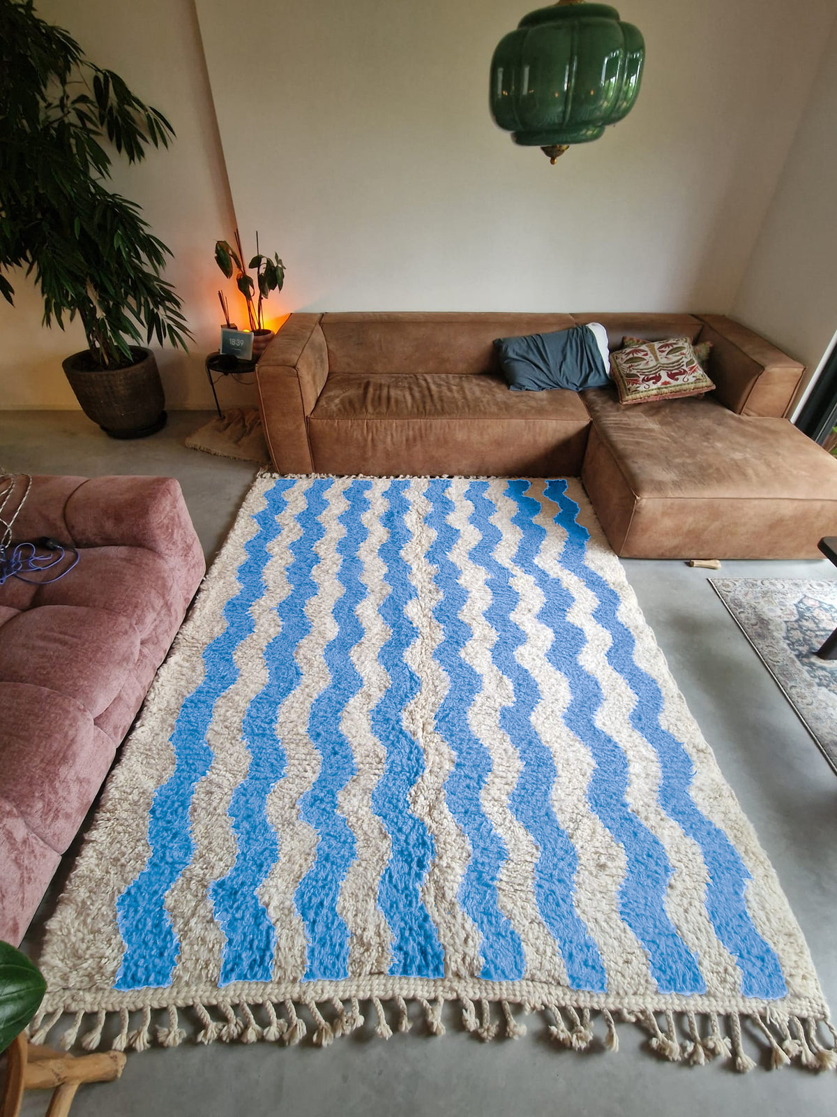 Goulmima – Handmade Blue Moroccan Rug
