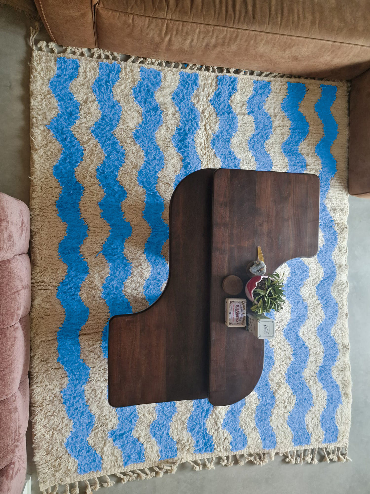 Goulmima – Handmade Blue Moroccan Rug