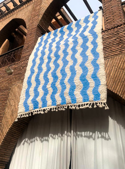 Goulmima – Handmade Blue Moroccan Rug