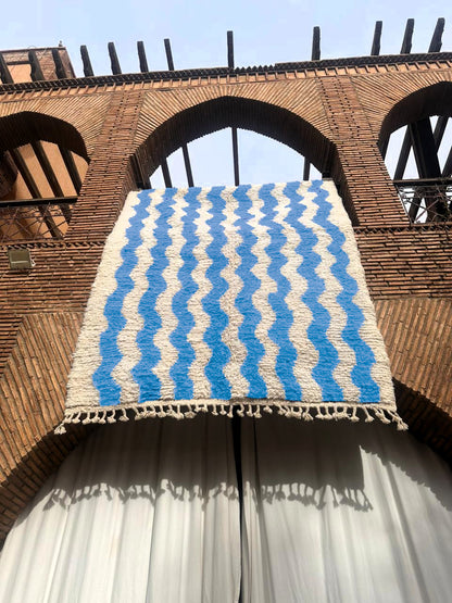 Goulmima – Handmade Blue Moroccan Rug