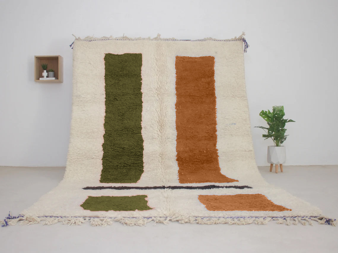 Rich – Handmade Green Moroccan Rug