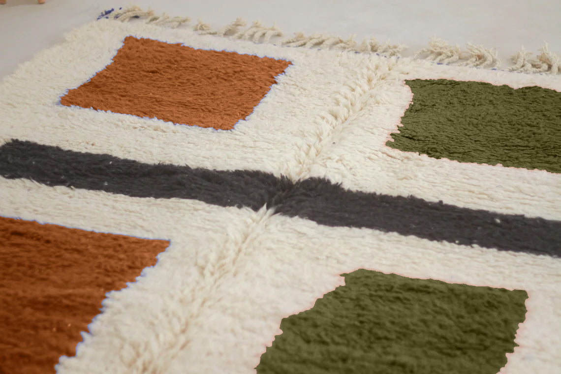 Rich – Handmade Green Moroccan Rug