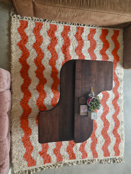 Tinjdad – Handmade Terracotta Moroccan Rug