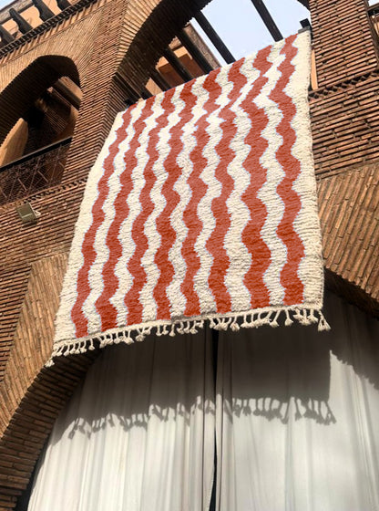 Tinjdad – Handmade Terracotta Moroccan Rug