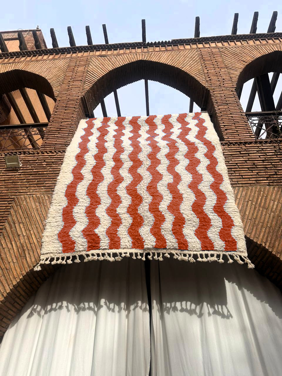 Tinjdad – Handmade Terracotta Moroccan Rug