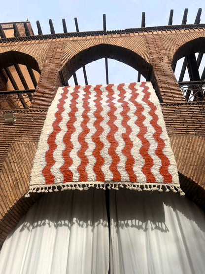 Tinjdad – Handmade Terracotta Moroccan Rug