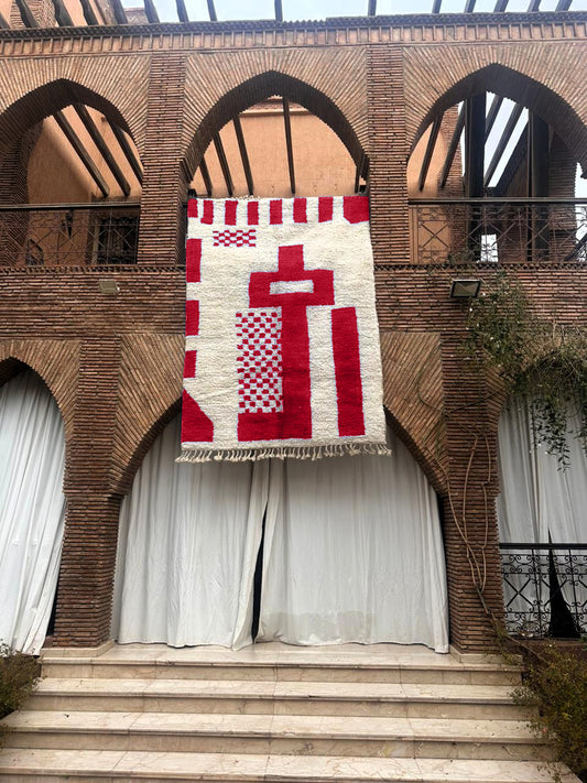 Ait Hani – Handmade Red Moroccan Rug
