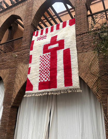Ait Hani – Handmade Red Moroccan Rug