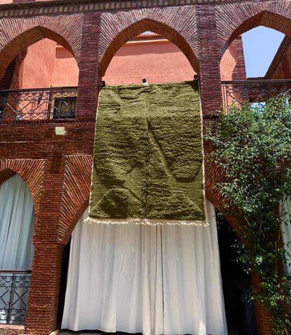 Mgoun – Handmade Green Moroccan Rug