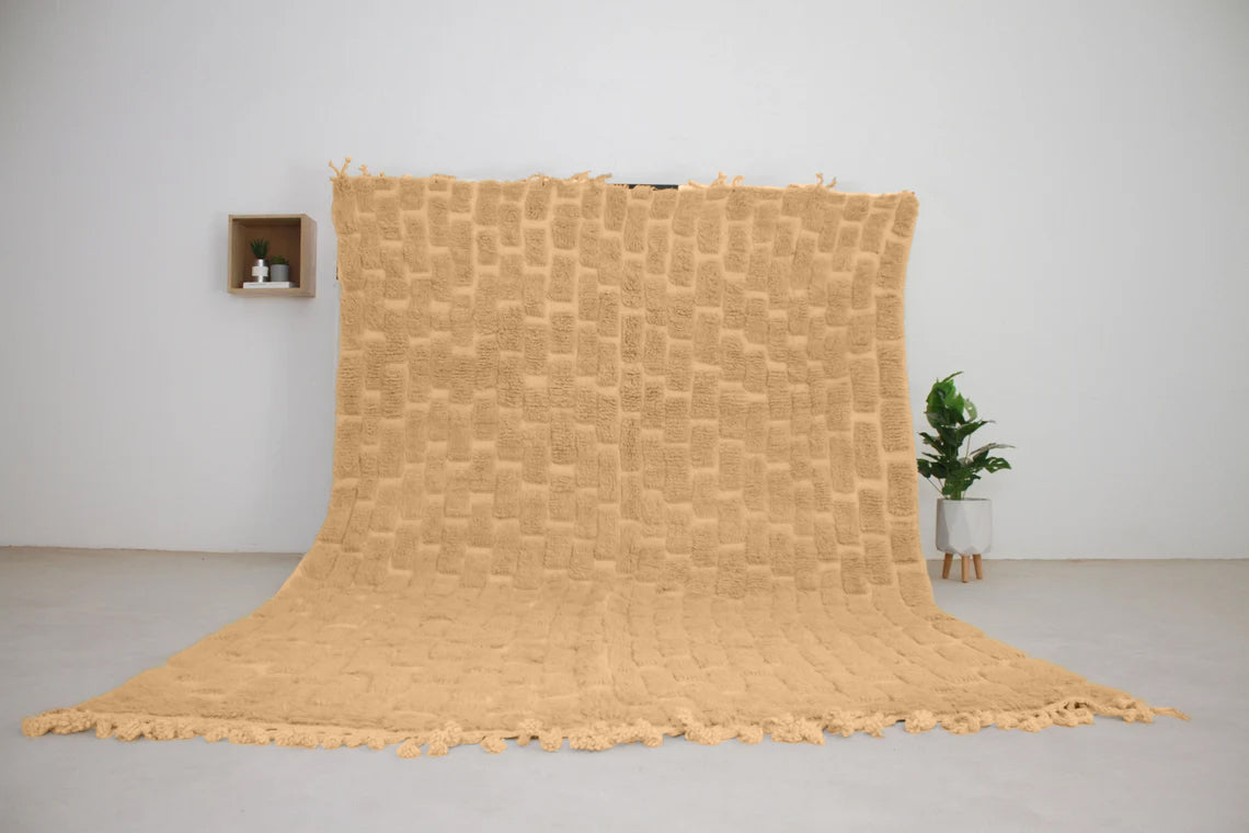 Agdz – Handmade Beige Moroccan Rug