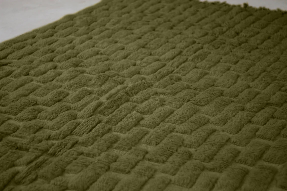 Ayachi – Handmade Green Moroccan Rug