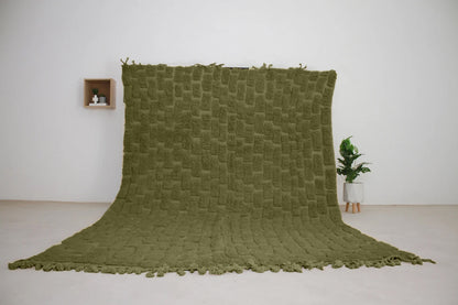 Ayachi – Handmade Green Moroccan Rug