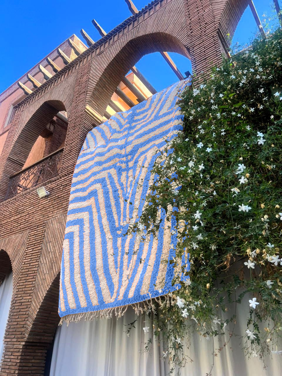 Imsouane – Handmade Blue Moroccan Rug