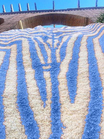Imsouane – Handmade Blue Moroccan Rug