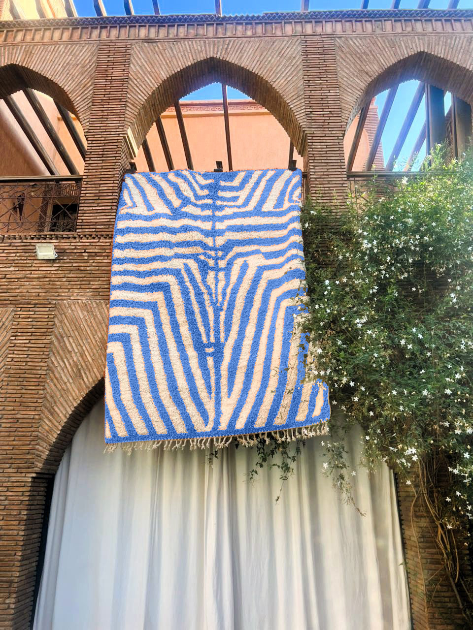 Imsouane – Handmade Blue Moroccan Rug