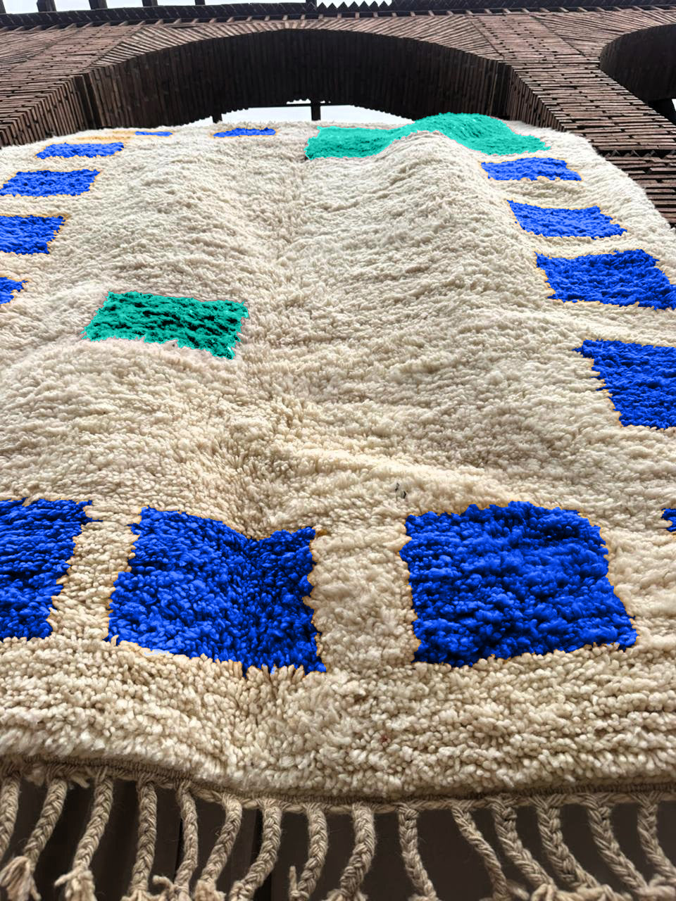 Dakhla – Handmade Blue Moroccan Rug