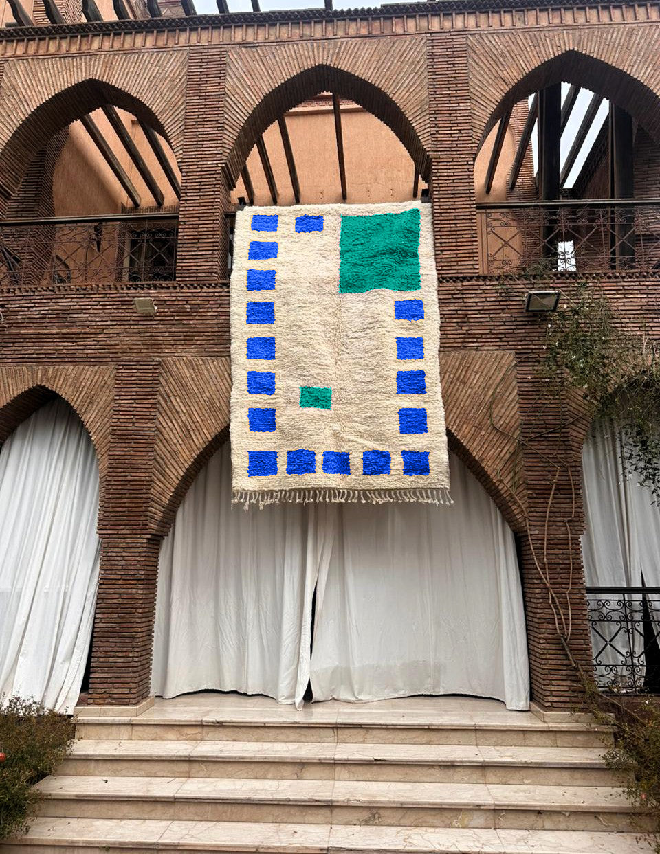 Dakhla – Handmade Blue Moroccan Rug