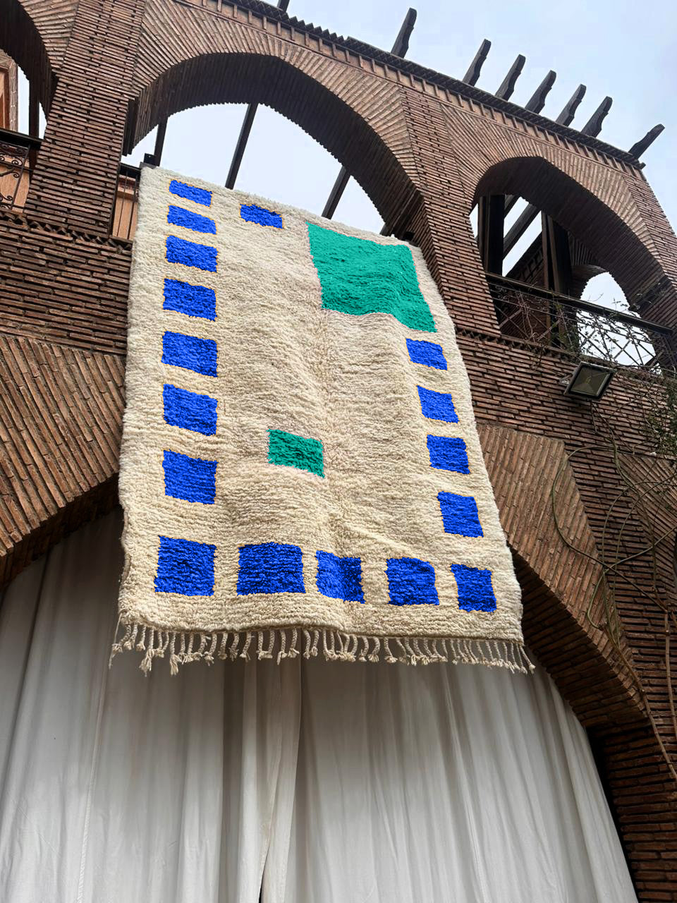 Dakhla – Handmade Blue Moroccan Rug
