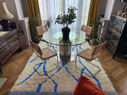 Sidi Ifni – Handmade Blue Moroccan Rug