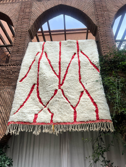 Safi – Handmade Red Moroccan Rug