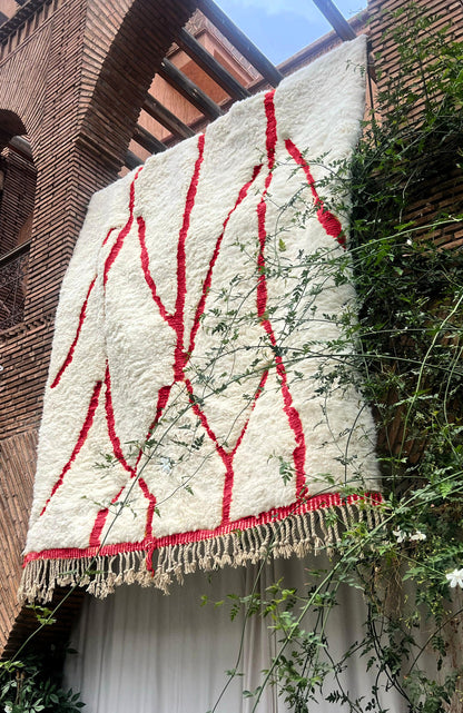Safi – Handmade Red Moroccan Rug