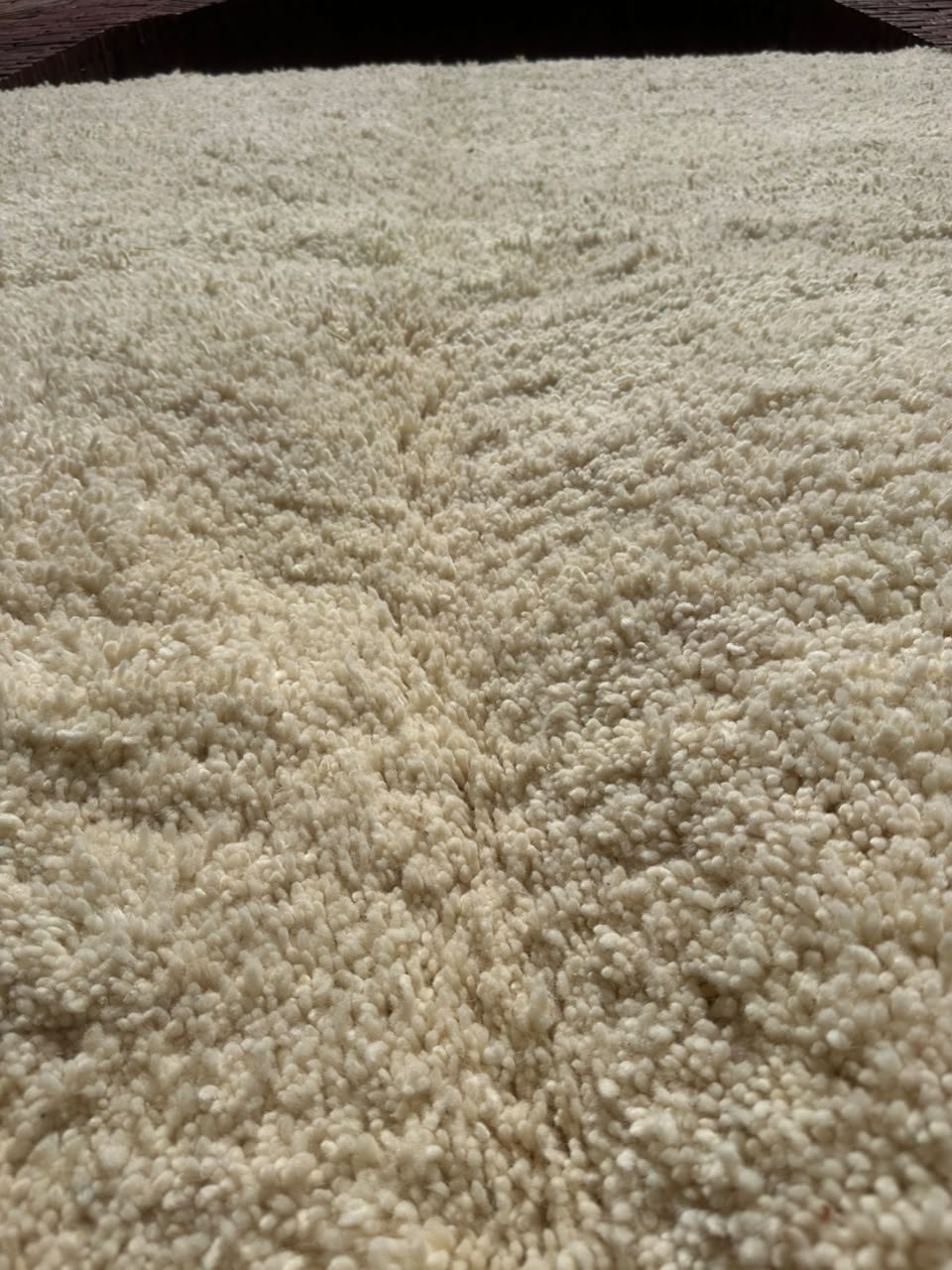 Angour – Handmade White Moroccan Rug