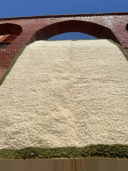 Angour – Handmade White Moroccan Rug