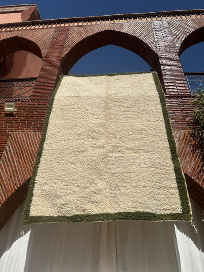 Angour – Handmade White Moroccan Rug
