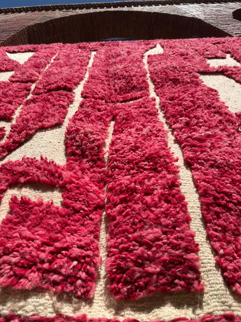Al Hoceïma – Handmade Pink Moroccan Rug