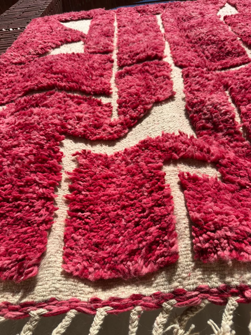 Al Hoceïma – Handmade Pink Moroccan Rug