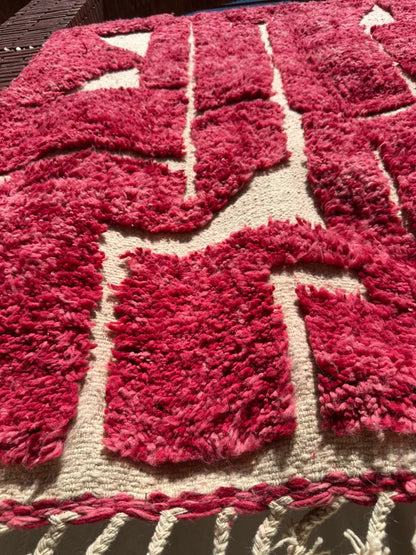 Al Hoceïma – Handmade Pink Moroccan Rug
