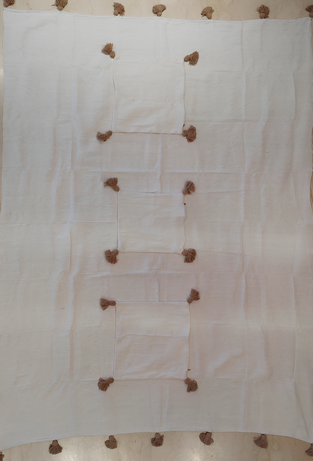 Set of 4 : Tassel Artisan Textile- 270x200cm