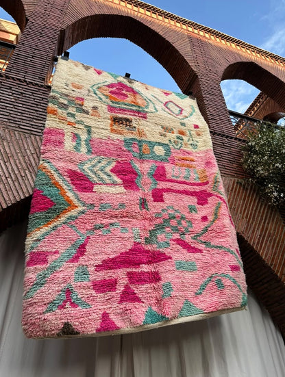 Guercif – Handmade Pink Moroccan Rug