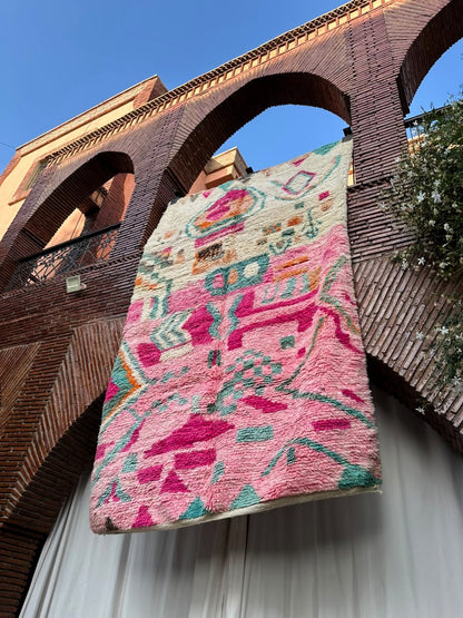 Guercif – Handmade Pink Moroccan Rug