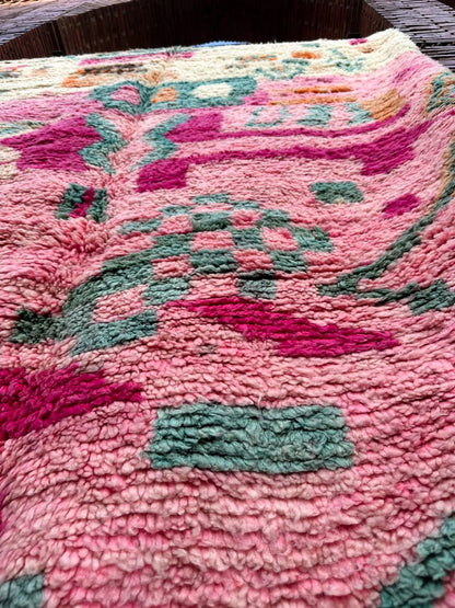Guercif – Handmade Pink Moroccan Rug