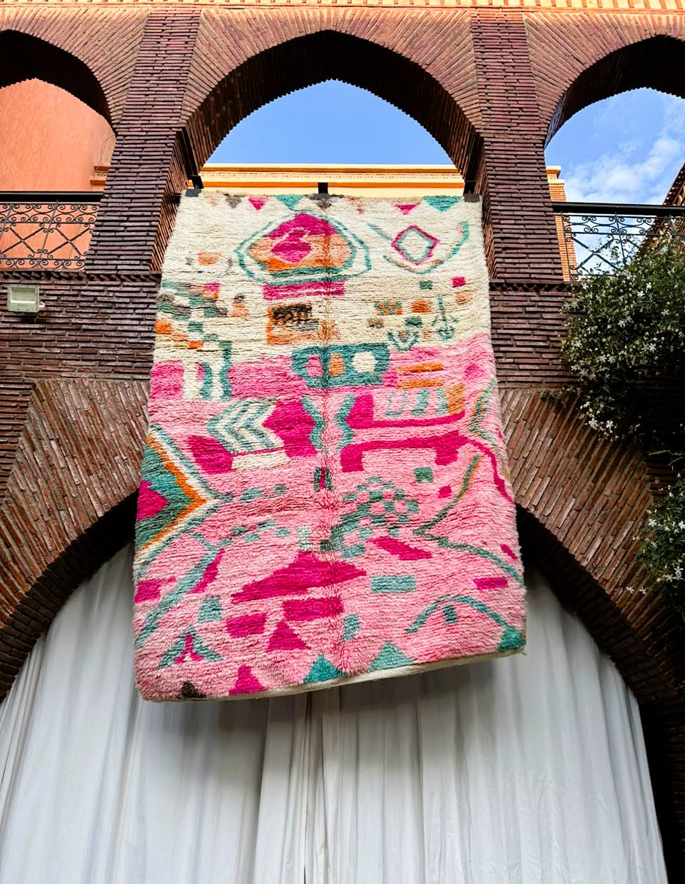 Guercif – Handmade Pink Moroccan Rug