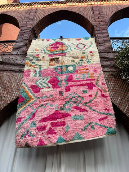Guercif – Handmade Pink Moroccan Rug