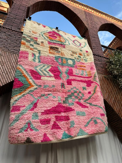 Guercif – Handmade Pink Moroccan Rug